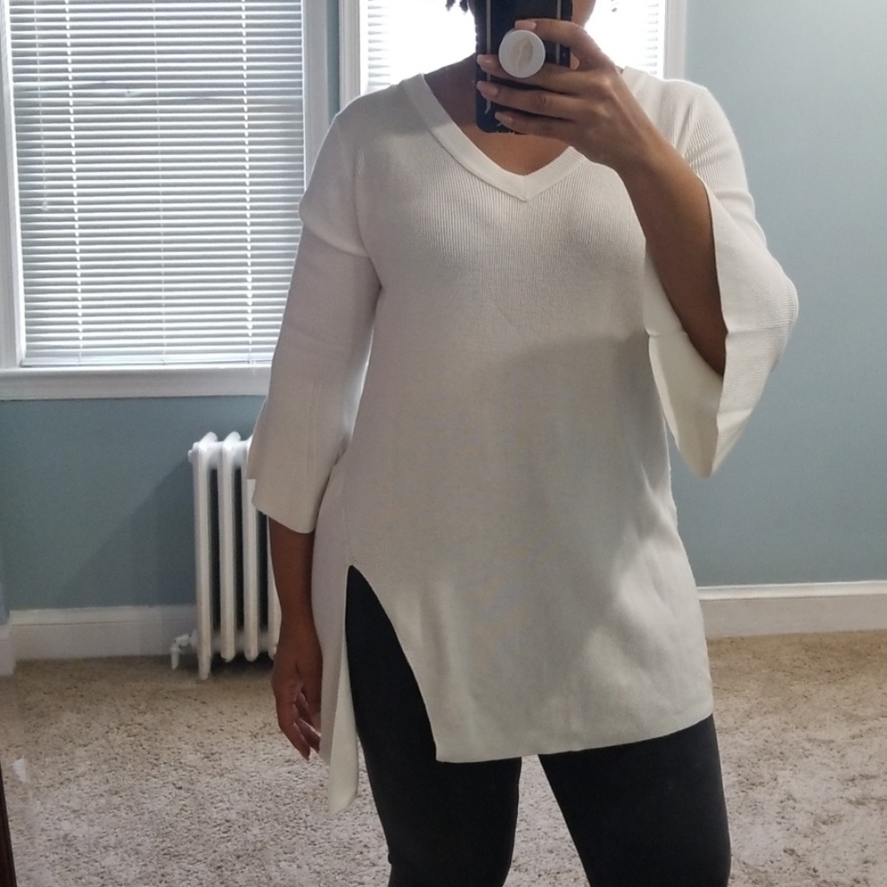 Soft & Sexy Cream Tunic Top
